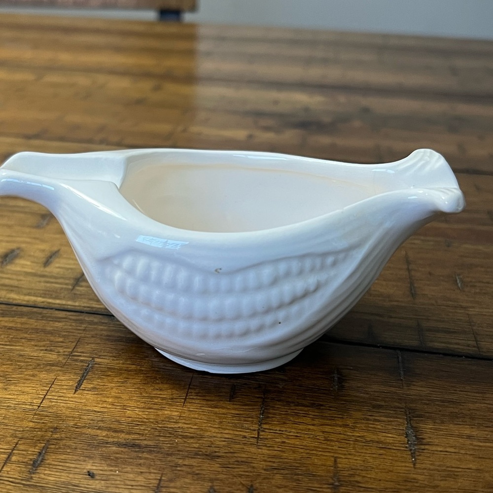 Ceramic Corn on the Cob Butter Dish